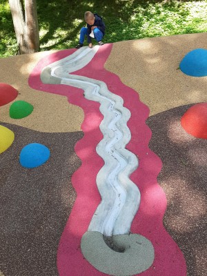 Venkovní kuličková dráha